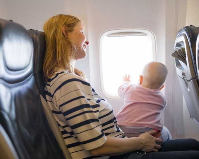 Prendre l'avion avec un bébé de 3 mois